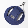 Pet Hat With Ear Holes For Medium Small Dogs Adjustable Summer Pets Dog Outdoor Sun Cap Cat Puppy Denim Color Canvas Visor Caps