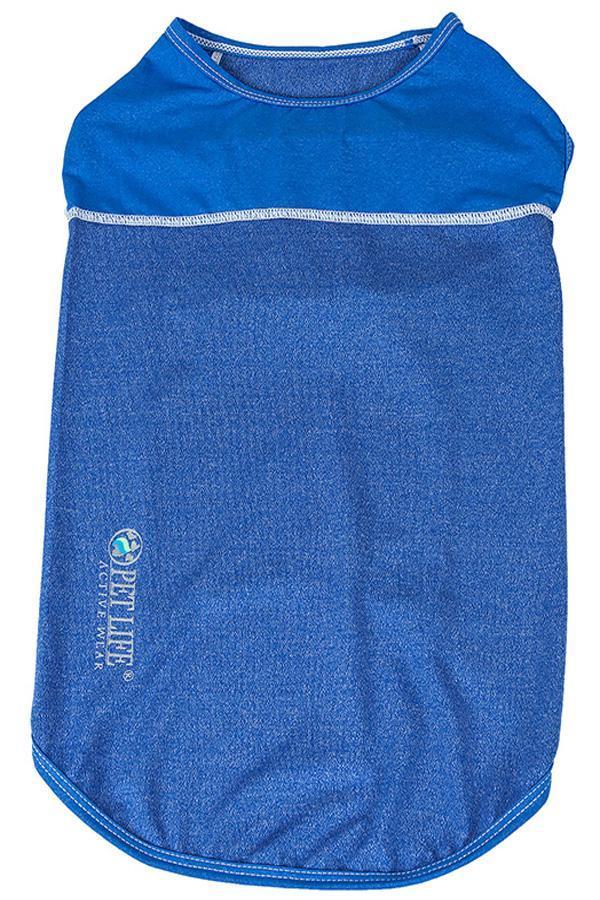 Pet Life ® Active 'Aero-Pawlse' Quick-Dry and 4-Way-Stretch Yoga Fitness Dog T-Shirt Tank Top