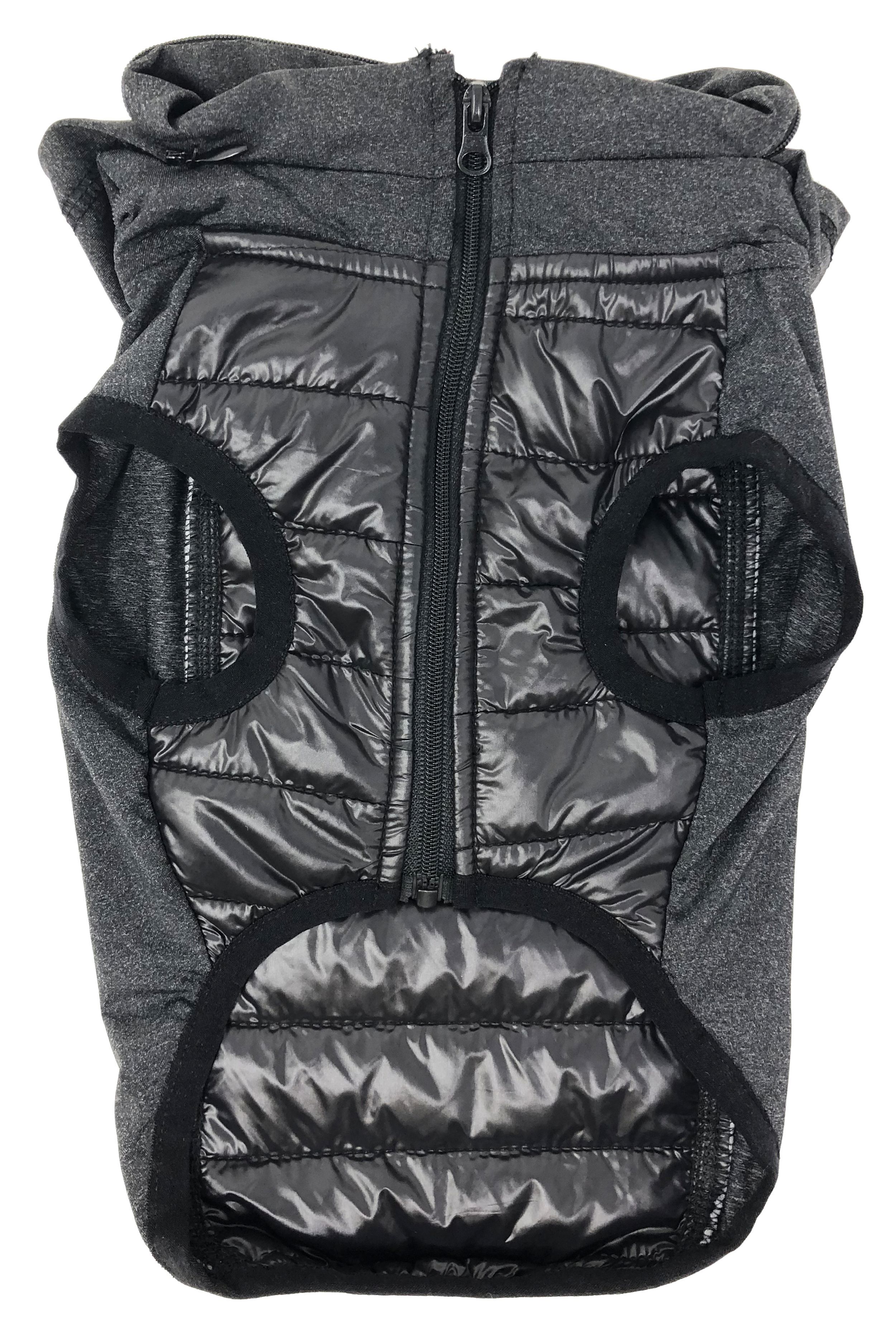 Pet Life ® 'Apex' Lightweight Hybrid 4-Season Stretch and Quick-Dry Dog Coat w/ Pop out Hood