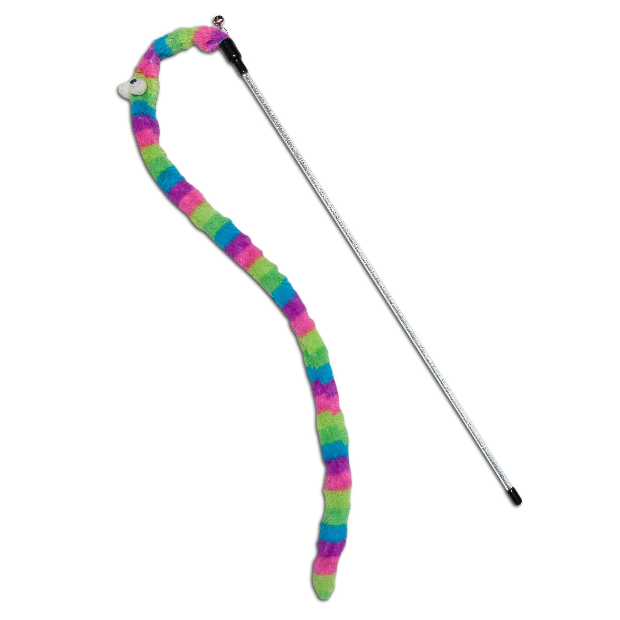Touchcat Worm-Tail Designer Wand Cat Teaser